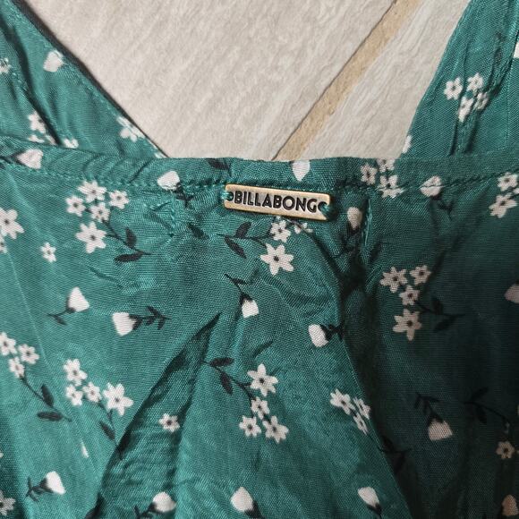 Billabong Soft Seas Maxi Dress Green Medium - Picture 8 of 9